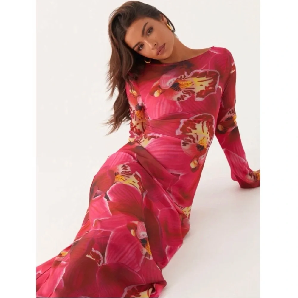 Peppermayo Floral Long Sleeve Maxi Dress - Picture 10 of 15